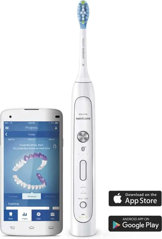 Philips sonicare platinum connected tandenborstel met bluetooth en app