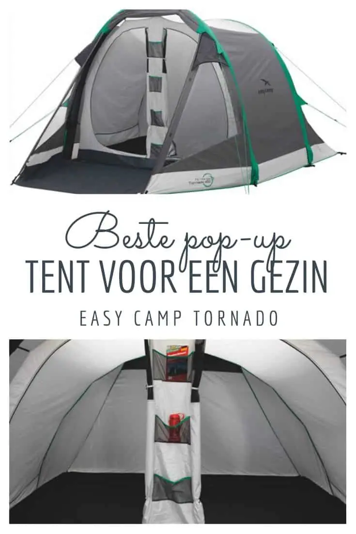 Beste pop up tent voor een heel gezin is de easy camp