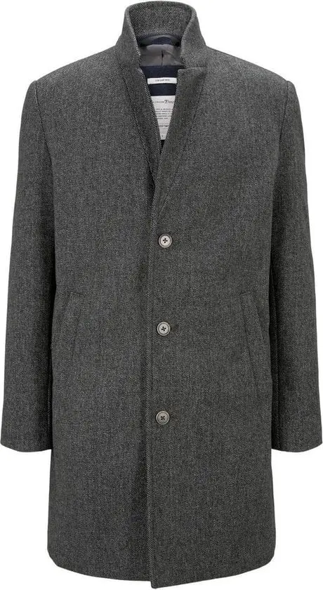 Mantel jas: Tom Tailor Heren Mantel met klassieke look